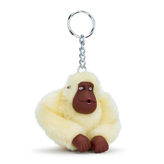 Akcesoria Kipling Sven Monkey Keychain Białe | PL 1220MQ